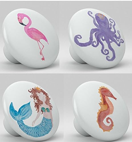 Ocean Dreams Sea Life Under Water Wonders Beach Theme Nautical Decor (Drawer Knobs)
