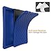 Soft Silicone Case Protector for All-New Amazon Fire HD 10 Tablet (7th Generation, 2017 Release)- [Rhombus Series] Shockproof Silicone Back Cover [Kids Friendly] for Fire HD 10.1 Inches Navy Blue