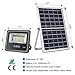 Solar Powered Flood Lights with RF Remote, Awanber 1100 Lumens High Brightness Dusk to Dawn IP66 Waterproof 3 Color Temperatures Outdoor Solar Security Flood Light for Street, Lawn, Garden, Farm, Yard