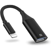 IVSHOWCO Camera Adapter for iPhone, iPad to USB OTG Cable Adapter, Supports USB Flash Drive, Card Reader, Mouse, Keyboard, MIDI