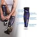 Compression Calf Sleeve Helps Shin Splints - Calve Sleeves, Footless Leg Compression Socks for Men Women Pain Relief, Running, Soccer by ASOONYUM Built-in Silicone Anti-slip 1 Pair