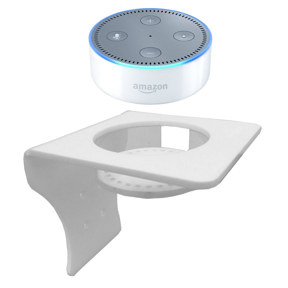Xsuper 2 Set Wall Mount Stand Holder for Amazon Echo Dot Alexa