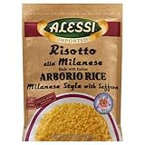 Alessi arborio rice with saffron milanese style 8oz (Pack of 6)
