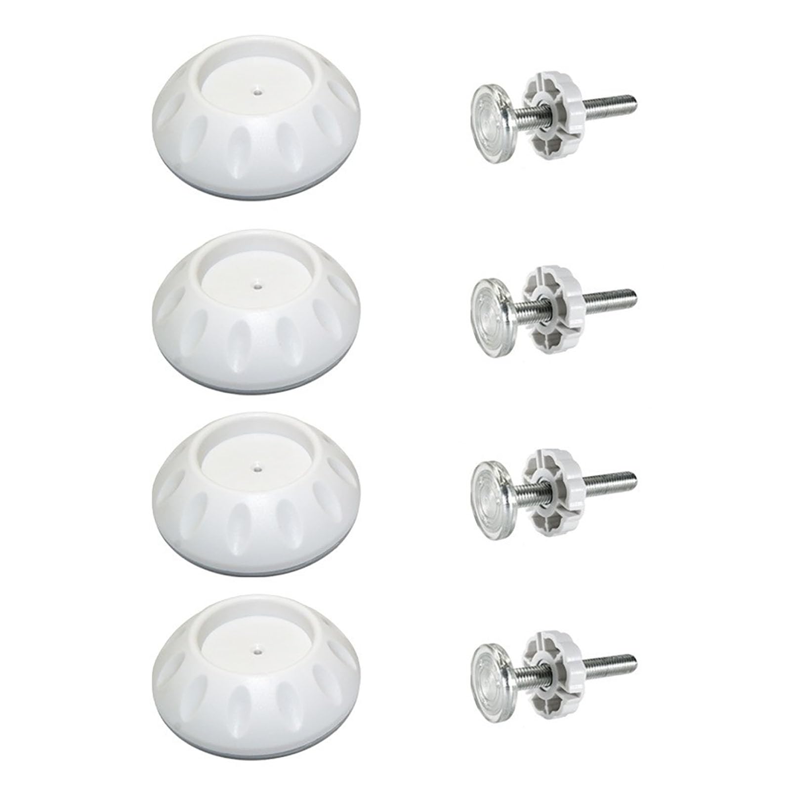4pcs M10 x 80 mm Pressure Mounted Baby Gates Threaded Spindle Rods+4pcs Wall Gate Protector Gates Screw Bolts for Stair Gates, Pressure Mounted Baby Safety Gates, Pet Safety Gates