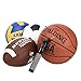 Dual Action Ball Pump with 5 Extra Needles and Storage Pouch by Gelindo, Superior Inflation Device for Basketball, Soccer, Rugby, Volleyball and Other Inflatable Balls