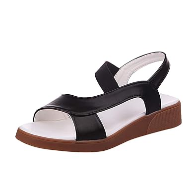 Amazon Com Tsmile Women Sandals Fashion Fish Mouth Wedge Casual