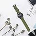 Fintie Bands Compatible with Samsung Galaxy Watch 3 45mm / Galaxy Watch 46mm / Gear S3 Classic/Frontier, Soft Woven Nylon Band 22mm Quick Release Adjustable Replacement Sport Strap, Olive