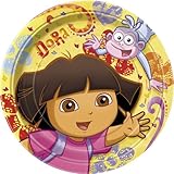 Dora the Explorer Dinner Plates, 8ct