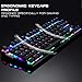 MOTOSPEED Gaming Mechanical Keyboard RGB Rainbow Backlit 87 Keys Illuminated Computer USB Gaming Keyboard with Red Switches for Mac/PC/Laptop Blackthumb 4