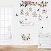 Witkey Birdcages Flowers Flying Birds Wall Stickers Birdhouse Decals Removable Art Wall Stickers Home décor PVC for Kid Room Bedroom Wallpaper
