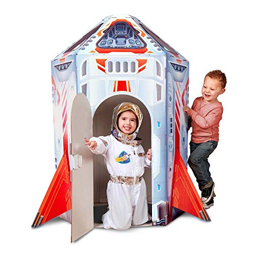 1 Melissa+Doug+Rocket+Corrugate+Playhouse