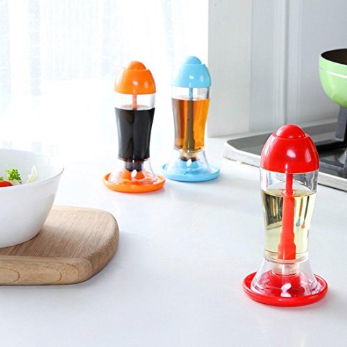 Botrong Leakproof Spray Oil Soy Condiment Bottle Sauce Vinegar Cruet Kitchen Tool (Blue) - Thumbnail 2