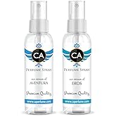 CA Perfume Impression of (Aventura + Eros) Travel Size Sample Fragrance Refillable Atomizer Long Lasting Eau de Parfum (Cologne) Sprayer / 2 Fl Oz/ 60 ml