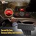 Vplus LED 3rd Third Brake Light Tail Lights Smoke Lens High Mount Rear Stop Lamp Compatible with Jeep Wrangler Unlimited JK 2007-2018