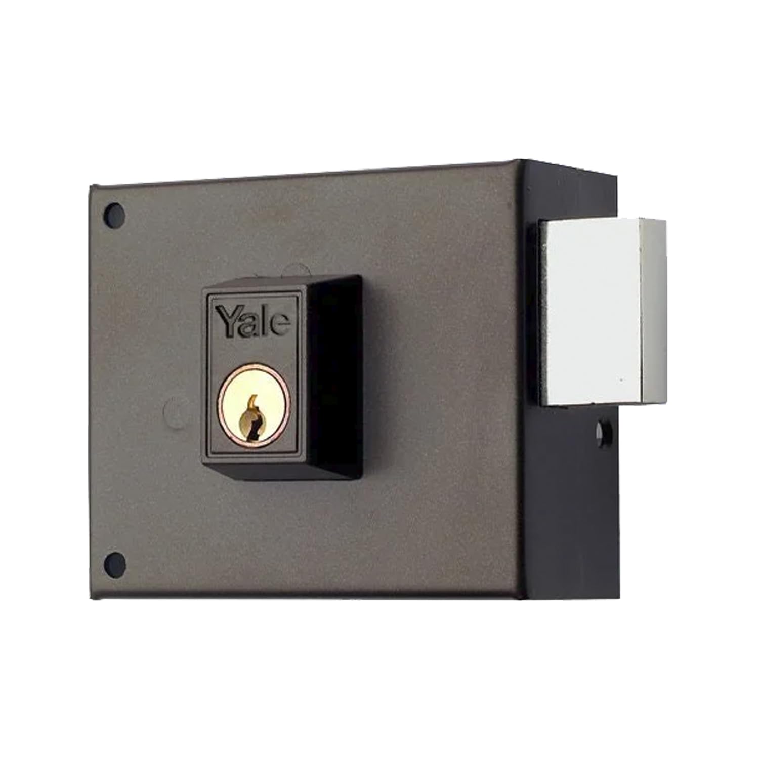 Yale 3012061 124R100DHP Lock Azbe 124-a/hpr/10/right, Painted Iron, Entrada 50 mm