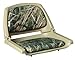 Wise 8WD139 Series Molded Fishing Boat Seat with Camoflage Cushion Pads, Tan Shell, Mossy Oak Shadow Grass Cushion