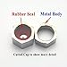 Chrome Metal Tire Valve Stem Caps for Lexus All Model set of 4 V1