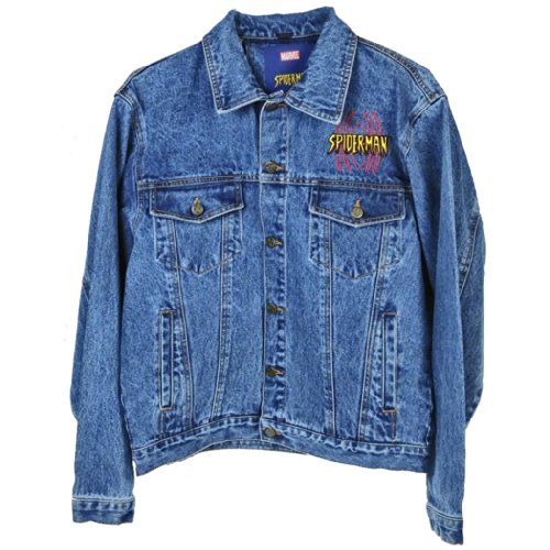 Marvel Spiderman Denim Jacket Size 