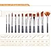 Ohuhu 12pcs Nylon Hair Art Paint Brush Set