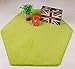 WERSHOW Hexagon Coral Rug Pad Mat for Princess Castle Playhouse for Girls Children Play Tent Indoor and Outdoor Fun (Green)
