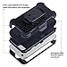 ULAK iPhone 6s Case, iPhone 6 Case Belt Clip Holster Kickstand Heavy Duty Rugged Shockproof Protective Case with Built-in Rotating Swivel Belt Clip Holster Cover for iPhone 6/6S 4.7inch (Black)