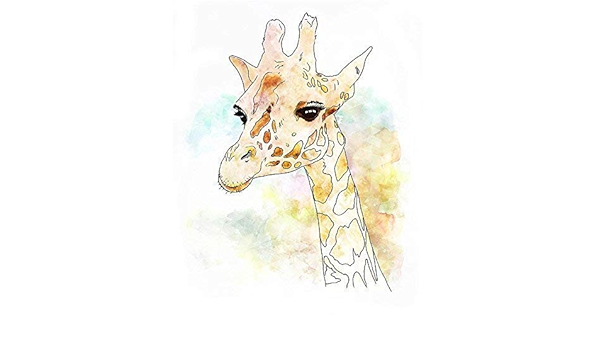 nursery giraffe art