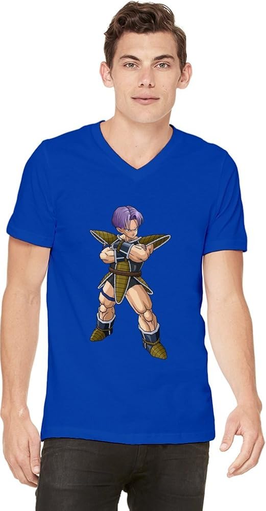 Dragon Ball Z Trunks SSJ Mens Vneck Tshirt XXLarge Amazon.co.uk