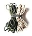 Outdoor Preparedness Survival Thick Heavy Duty Black Tactical Rubber Bands 20 Pcs EPDM Rubber UV Resistant for, Military, Camping, Hiking, Backpacks, Survival, Airsoft, Paintball Made in USA.