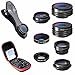 Clip Lens Kit 7 in 1 Zoom Telephoto Lens + Fisheye + Wide Angle + Macro Lens + CPL + Kaleidoscope + Super Wide Lens
