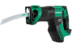 Metabo HPT Cordless 18V MultiVolt™ Compact Reciprocating Saw | Tool Only - No Battery | 4 Speed Modes | User Vibration Protec