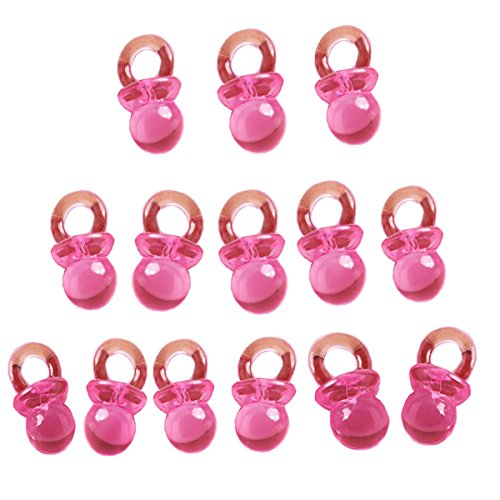 Beyond Dreams 50 Baby Shower Pink Mini Pacifiers For Party