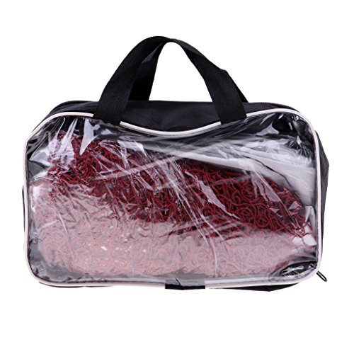 image for Prettyia Adjustable Height Badminton Volleyball Tennis Beach Net Set I