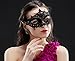 Venetian Style Black Sexy Lace Masquerade Party Masks, Set of 15