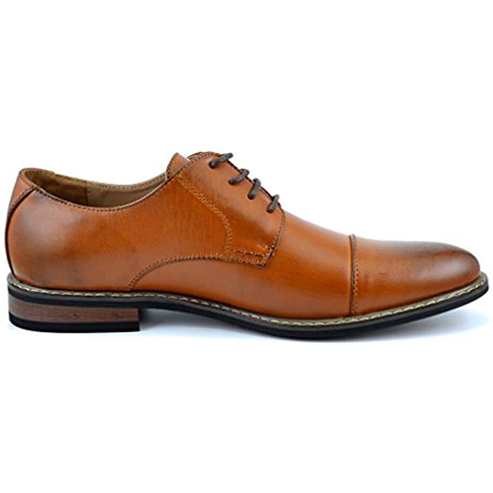 Bruno Marc Moda Italy Prince Men's Classic Modern Oxford Lace Dress Shoes
