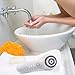 Hangsun Electric Face Brush SC200 Facial Brush Waterproof Sonic Cleansing System Portable Face Exfoliator Rechargeable Cleanser Massager Scrubber with 3 Replacement Heads for Body Skin Care (White)