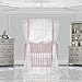 Dream On Me Sophia Posh Circular Crib, Blush Pink