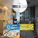 Jbonest 1080P Light Bulb Camera WiFi Panoramic IP Security Surveillance System with IR Motion Detection, Night Vision, Two-Way Audio for Home, Office