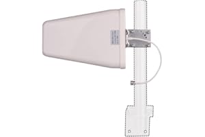 10 dBi Wideband Directional Antenna High Gain Log Periodic Antennas 50 Ohm 3G/4G/LTE/Wi-Fi Universal Fixed Mount Yagi Antenna