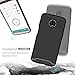 TUDIA DualShield Designed for Moto Z3 Phone Case/Moto Z3 Play Case, [Merge] Shockproof Heavy Duty Military Grade Dual Layer Hard Slim Protective Case Cover - Matte Black