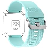 Henoda Silicone Bands for Fitbit Blaze Smart Fitness Classic Turquoise Small