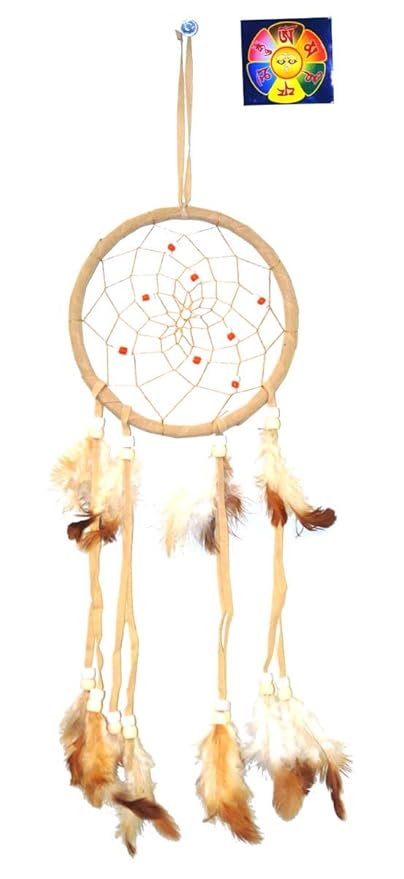 Luz marrón nativo americano Atrapasueños, libre Autor Mantra ...