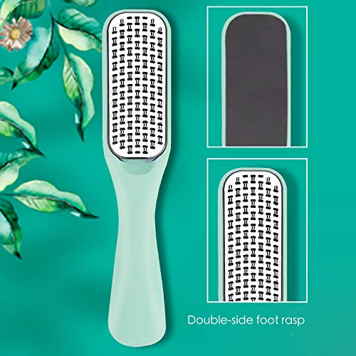 Professional Pedicure Kit, Foot File Callus Remover -soulkoo Foot Scrubber Callus Removers for Feet Foot Scraper Foot Rasp Grater Professional Callus File for Wet and Dry Feet