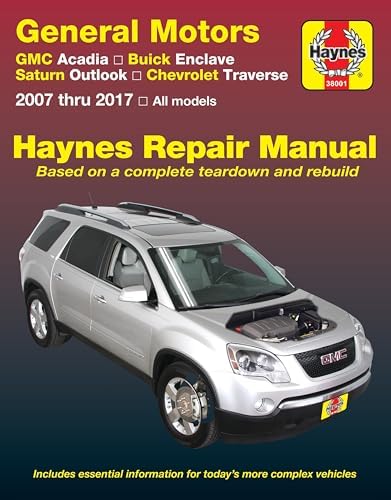 General Motors GMC Acadia, Buick Enclave, Saturn Outlook