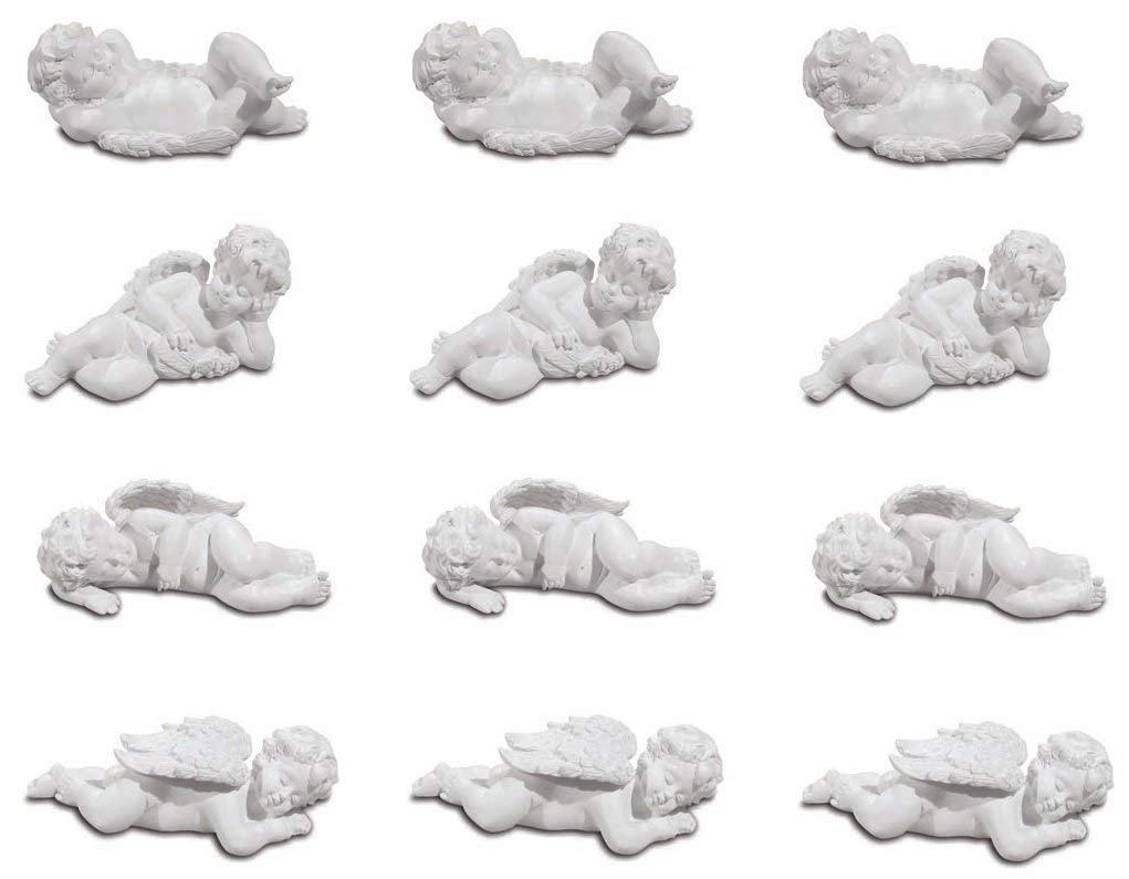 KATERINA PRESTIGE BROHF1140 Set of 12 Extended Angels, Multicolored