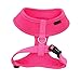 Puppia Soft Harness A - M Over-The-Head Soft Mesh Harness Neon Pink