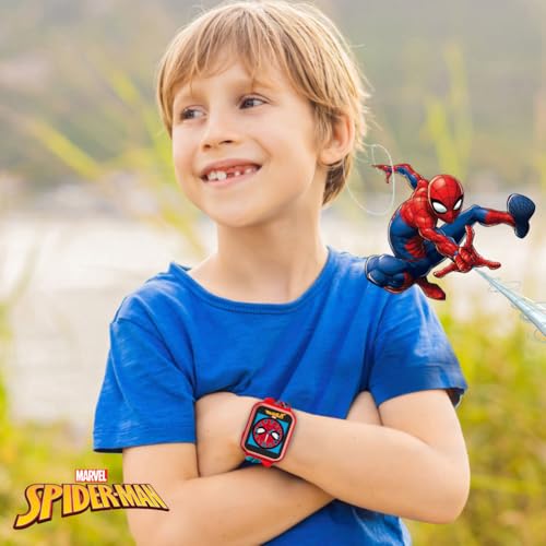 Amazon Kids Spiderman Smart Watch Accutime Marvel Spider-Man Red
