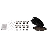 TRQ Front Brake Pads Ceramic Compatible with