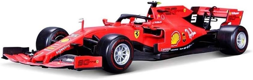 QIAO-QCMX 11:18 car model decoration, F1 SF90 model static simulation model die-cast racing car decoration, living room decoration gift ( Color : 5th , Size : 29.5x11x6.5cm )