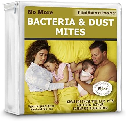 Mattress Guard Premium Mattress Protector - 100% Waterproof, Hypoallergenic and Vinyl Free Covers. Mattress Pads with Multiple Sizes - California King