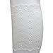 DEESEE(TM) Women Stretch Lace Boot Leg Cuffs Soft Laced Boot Socks (White)